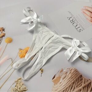 Women's Sexy Panty with pearl T-pants